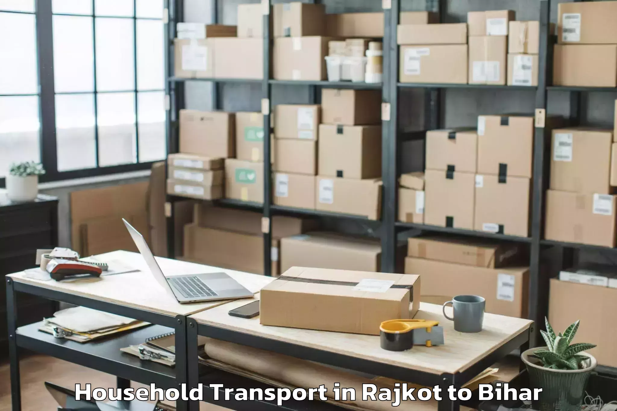 Efficient Rajkot to Barbigha Household Transport